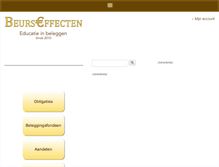 Tablet Screenshot of beurseffecten.nl